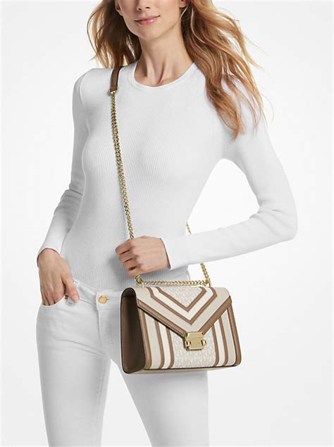 michael kors whitney schultertasche|MICHAEL Michael Kors Signature Whitney Shoulder Bag .